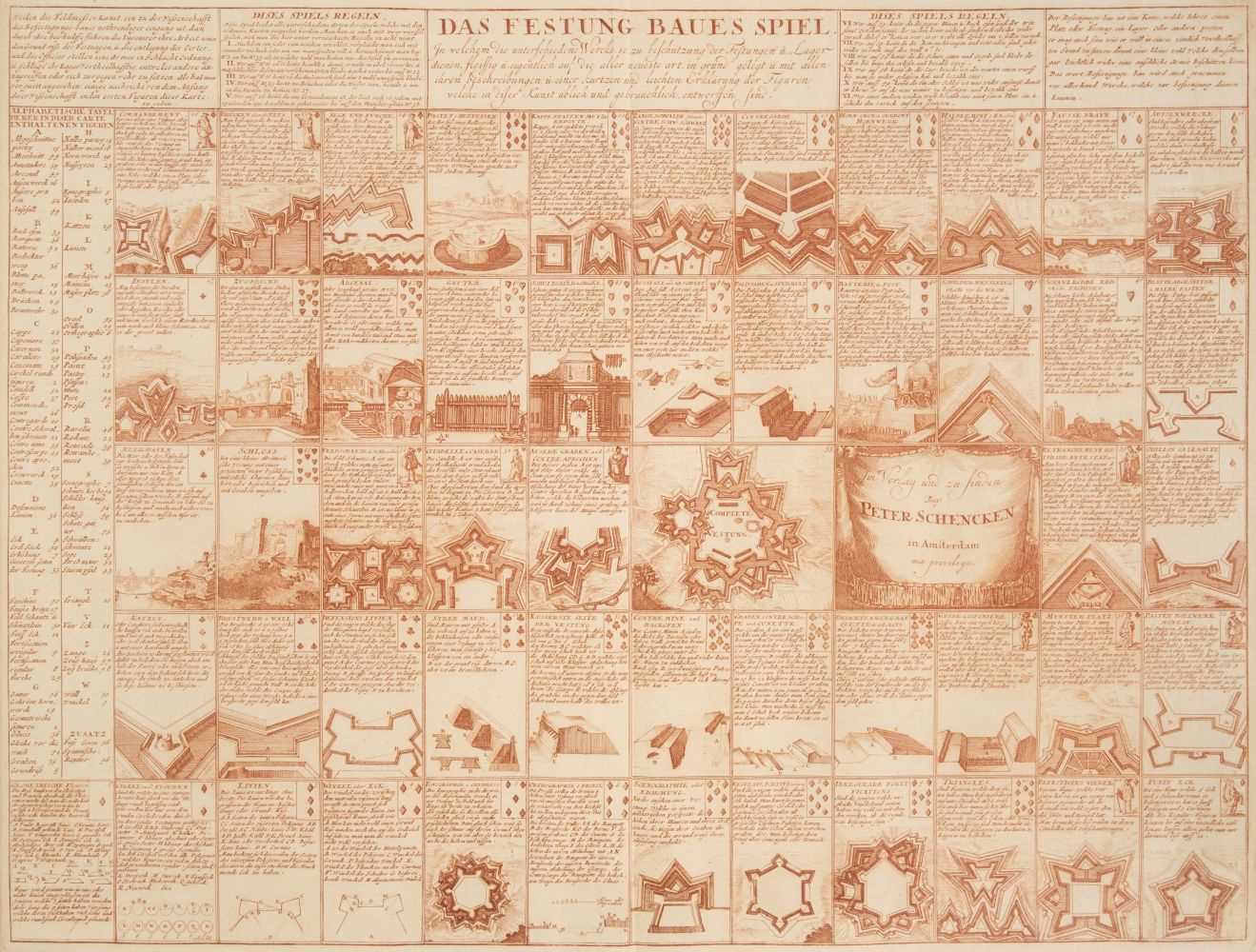 Lot 531 - Schenk (Peter).  Das Festung Baues Spiel, Amsterdam, circa 1700