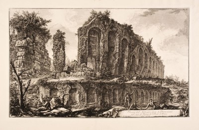 Lot 65 - Piranesi (Giovanni Battista, 1720-1778). Rovine dell’Anfiteatro ...d'Albano, 1764, two etchings