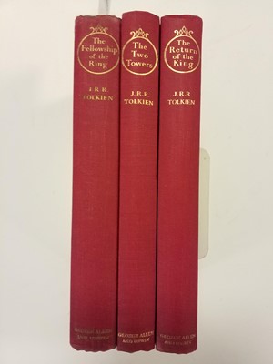 Lot 293 - Tolkien (J.R.R). The Lord of the Rings, 3 volumes, 1956-57