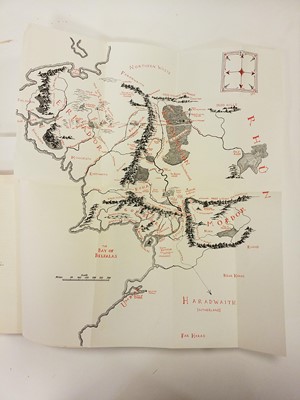 Lot 293 - Tolkien (J.R.R). The Lord of the Rings, 3 volumes, 1956-57