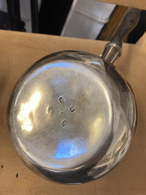 Lot 1 - Brandy Warmer. A George III silver brandy warmer by FW? (possibly Fuller White?), London 1764