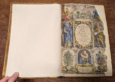 Lot 67 - Gerard (John). The Herball or Generall Historie of Plantes... very much enlarged and amended, 1636