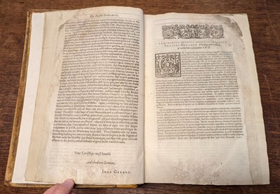 Lot 67 - Gerard (John). The Herball or Generall Historie of Plantes... very much enlarged and amended, 1636
