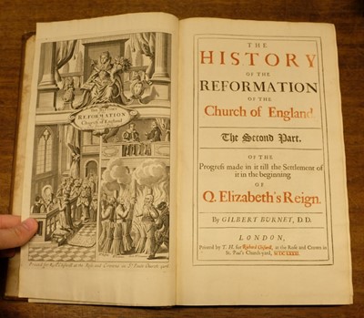 Lot 132 - Burnet (Gilbert). The History of the Reformation of the Church of England, 1681-1715