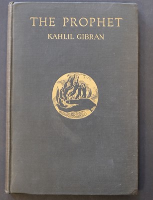 Lot 646 - Gilbran (Kahlil). The Prophet, 1st edition, 1923