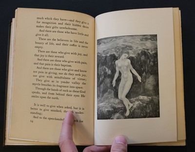 Lot 646 - Gilbran (Kahlil). The Prophet, 1st edition, 1923