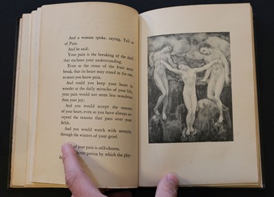 Lot 646 - Gilbran (Kahlil). The Prophet, 1st edition, 1923