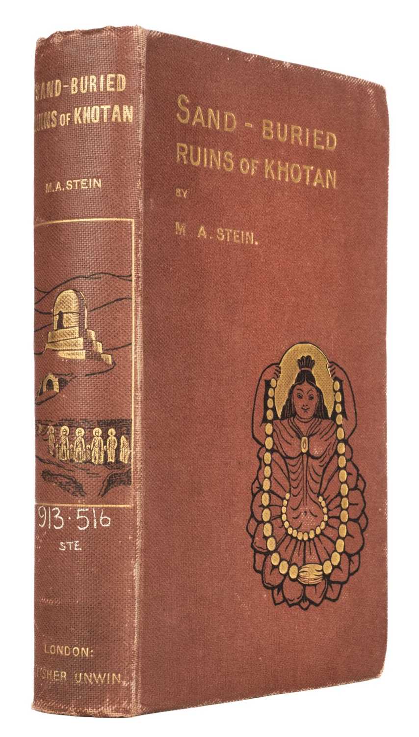 Lot 37 - Stein (Marc Aurel). Sand-Buried Ruins of Khotan. Personal Narrative of a Journey