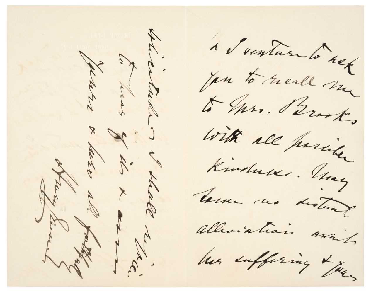 Lot 240 - James (Henry, 1843-1916). Autograph Letter Signed, 'Henry James', 2 July 1912