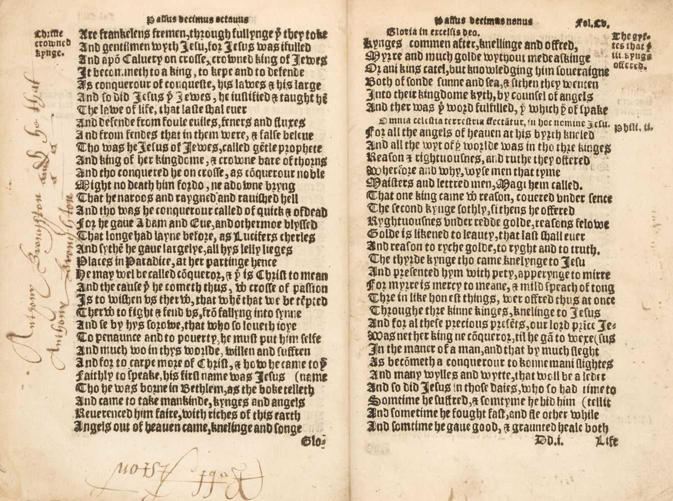 Lot 106 - Langland (William). The Vision of Pierce Plowman: nowe the seconde tyme imprinted... , 1550