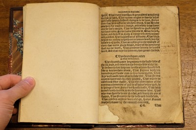 Lot 106 - Langland (William). The Vision of Pierce Plowman: nowe the seconde tyme imprinted... , 1550
