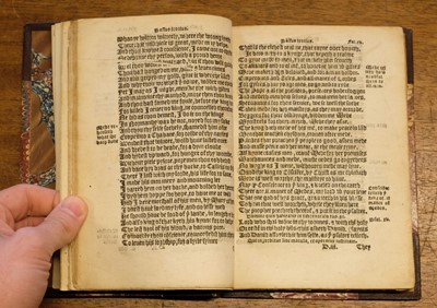Lot 106 - Langland (William). The Vision of Pierce Plowman: nowe the seconde tyme imprinted... , 1550
