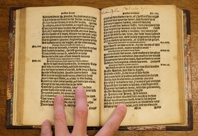 Lot 106 - Langland (William). The Vision of Pierce Plowman: nowe the seconde tyme imprinted... , 1550