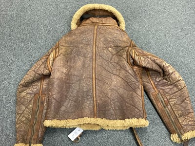 Lot 230 - Flying Jacket. A WWII RAF Irvin brown leather flying jacket