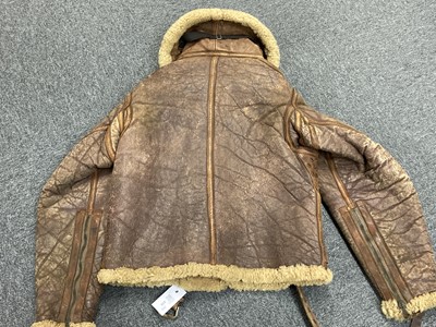 Lot 230 - Flying Jacket. A WWII RAF Irvin brown leather flying jacket