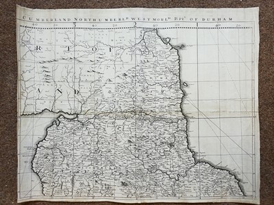 Lot 94 - England & Wales. Browne (C.), Untitled map of the Kingdom of England, circa 1720