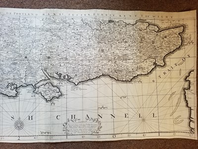 Lot 94 - England & Wales. Browne (C.), Untitled map of the Kingdom of England, circa 1720