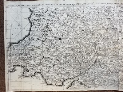 Lot 94 - England & Wales. Browne (C.), Untitled map of the Kingdom of England, circa 1720