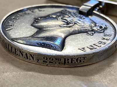 Lot 381 - Scinde Medal 1843. A fine and scarce Scinde Medal to Private Daniel Callenan, 22nd (Cheshire) Foot