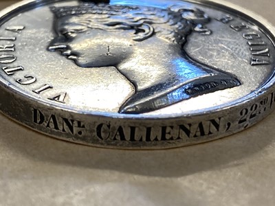 Lot 381 - Scinde Medal 1843. A fine and scarce Scinde Medal to Private Daniel Callenan, 22nd (Cheshire) Foot