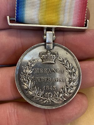 Lot 381 - Scinde Medal 1843. A fine and scarce Scinde Medal to Private Daniel Callenan, 22nd (Cheshire) Foot