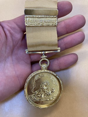 Lot 369 - Seringapatam Medal 1799. A superb silver-gilt example awarded to Senior Officer and Officials