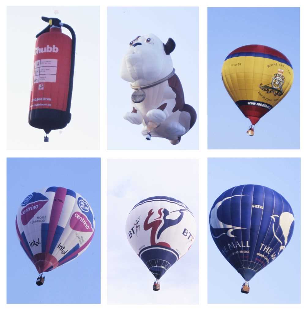 Lot 12 - Balloon Slides. An original collection of 35mm colour slides of hot air balloons