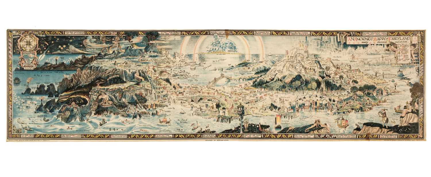 Lot 146 - Sleigh (Bernard). An Anciente Mappe of Fairyland Newly Discovered..., circa 1925