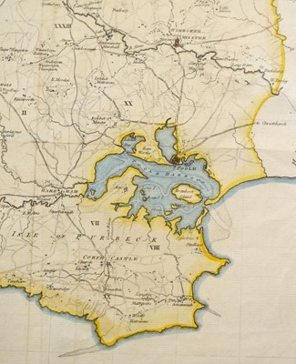 Lot 105 - Hampshire & Dorset. A collection of five maps, mostly 18th & 19th century