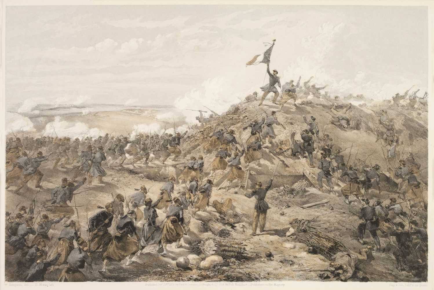 Lot 31 - Simpson (William). A group of 10 tinted lithographic plates of Crimean scenes