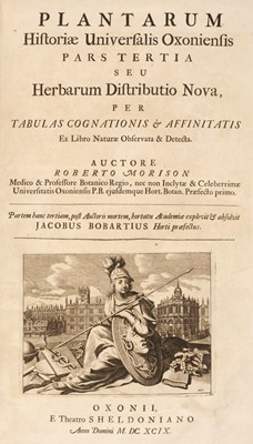 Lot 30 - Morison (Robert). Plantarum Historiae Universalis Oxoniensis, 1680-99