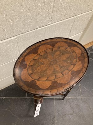 Lot 103 - Dressing Stand. A 19th century mahogany inlaid dressing stand