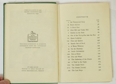 Lot 379 - Tolkien (J.R.R.). The Hobbit, 3rd impression, London: George Allen & Unwin, 1942