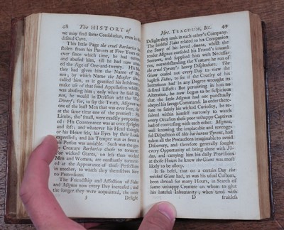 Lot 247 - Fielding (Sarah). The Governess; or Little Female Academy, 1st edition, 1749