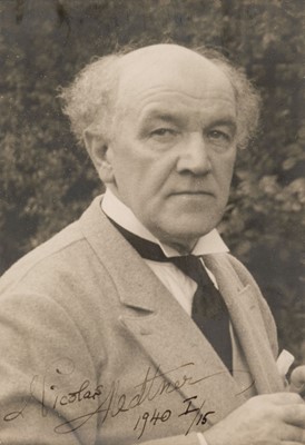 Lot 348 - Medtner (Nicolas, 1880-1951). Photograph Signed, ’Nicolas Medtner’, [1937]