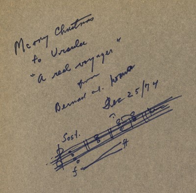 Lot 337 - Herrmann (Bernard, 1911-1975). A small archive of material, 1962..., and others
