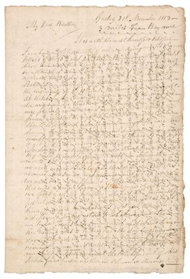 Lot 280 - Battle of Nivelle. A Good Autograph Letter Signed, 1813