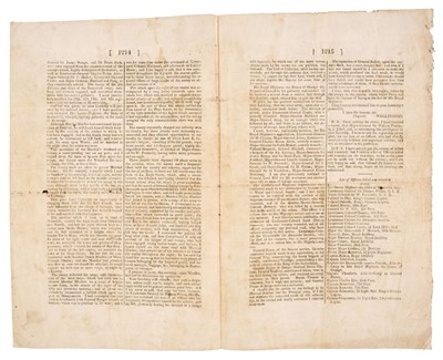 Lot 299 - Waterloo. The London Gazette Extraordinary, Thursday, June 22, 1815