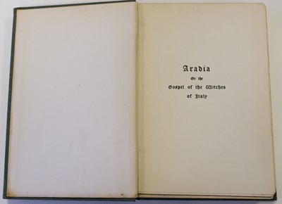 Lot 927 - Leland (Charles). Aradia or the Gospel of the Witches, 1899