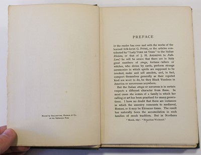 Lot 927 - Leland (Charles). Aradia or the Gospel of the Witches, 1899