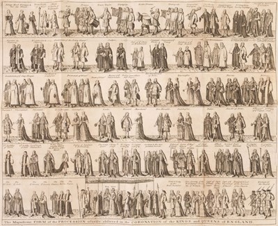 Lot 179 - Coronations. A complete account of the ceremonies observed in the coronations of the kings and queens of England, 1727
