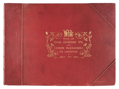Lot 202 - Edward VII Liverpool binding, 1904