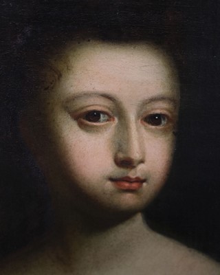 Lot 5 - Kneller (Godfrey, 1646-1723, follower of). Oval portrait of a young lady