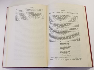 Lot 972 - Tolkien (J.R.R.) Lord of the rings 3 volumes mixed impressions 500-800