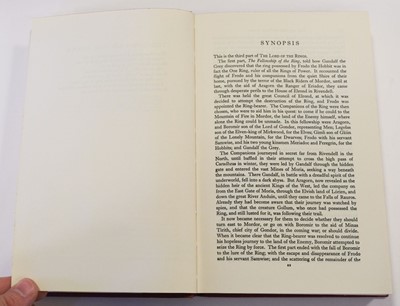Lot 972 - Tolkien (J.R.R.) Lord of the rings 3 volumes mixed impressions 500-800