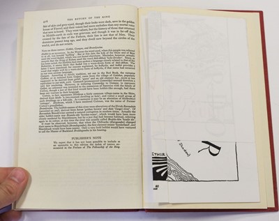 Lot 972 - Tolkien (J.R.R.) Lord of the rings 3 volumes mixed impressions 500-800