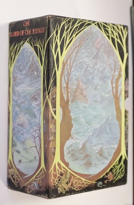 Lot 972 - Tolkien (J.R.R.) Lord of the rings 3 volumes mixed impressions 500-800