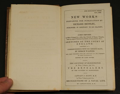 Lot 590 - Austen (Jane). Northanger Abbey & Persuasion, 1st illustrated edition, 2 volumes in one, 1833