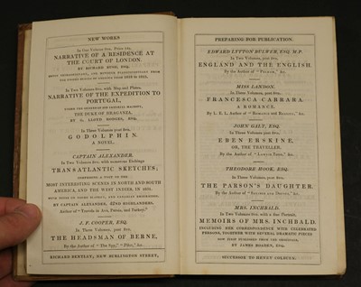 Lot 590 - Austen (Jane). Northanger Abbey & Persuasion, 1st illustrated edition, 2 volumes in one, 1833