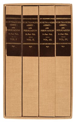 Lot 585 - Austen, Jane. Northanger Abbey: and Persuasion, 1818